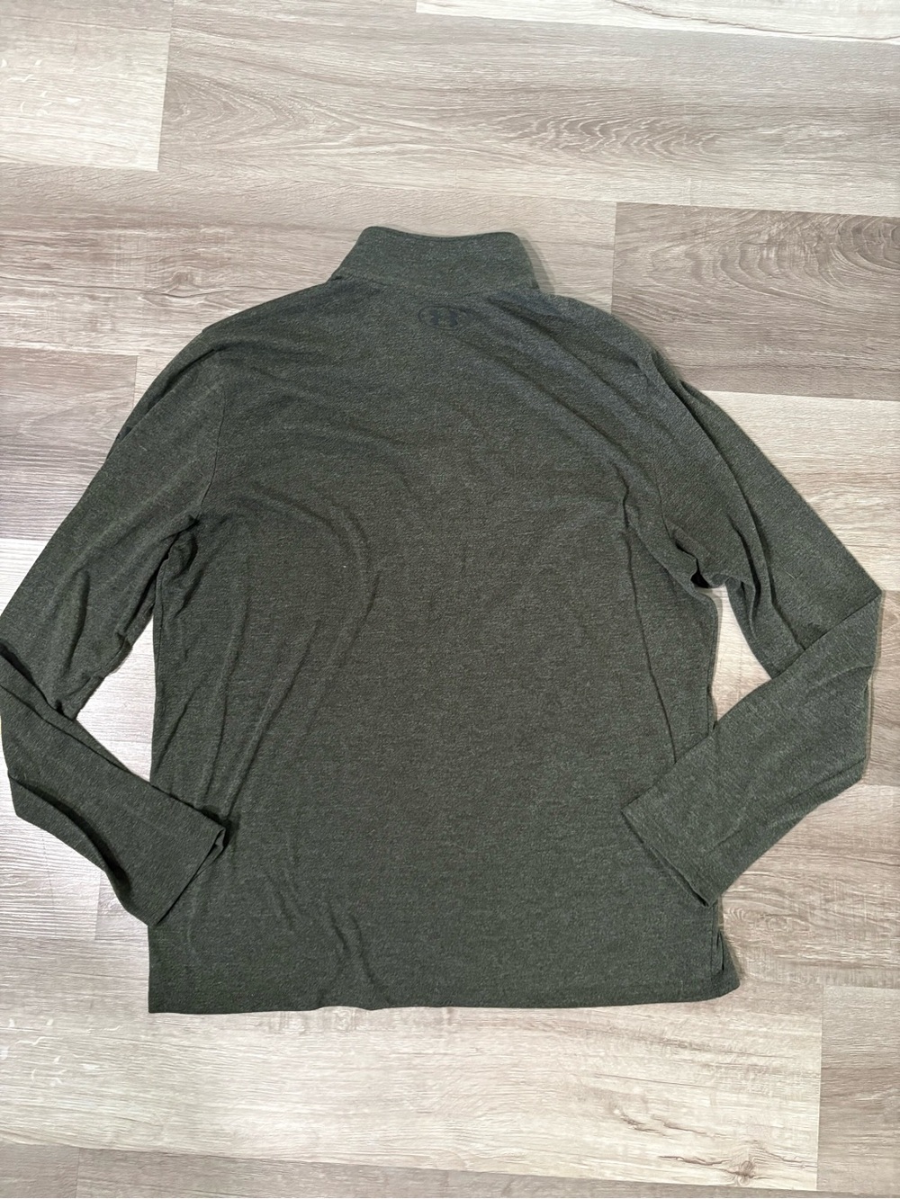 Under Armour Olive Green Quarter-Zip Pullover - Picture 4 of 6